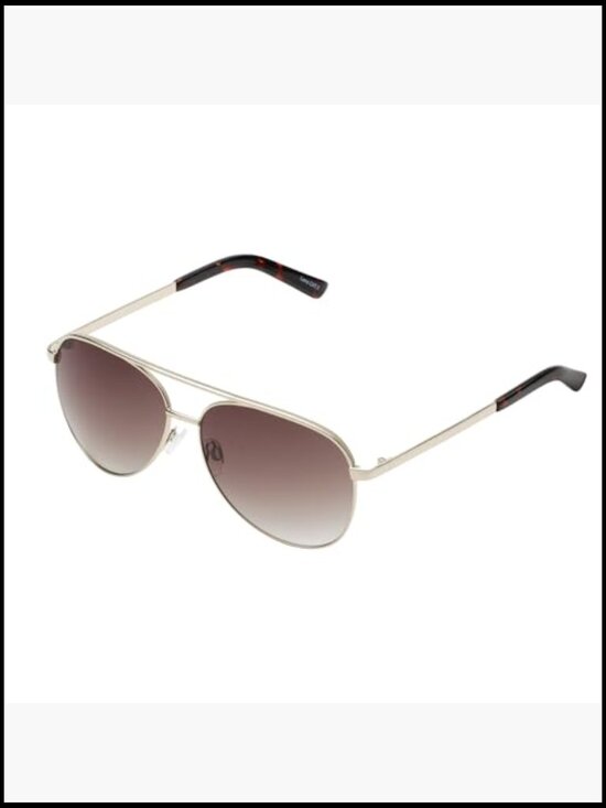 Oversize Aviator Sunglasses with Accessory Kit